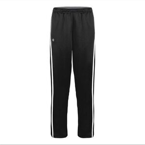 Champion Women’s Track Pants Black & White Sz 1X